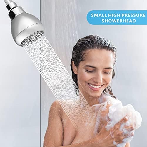 5 Pack High Pressure Shower Head - Powerful Bathroom Pressure Boosting Showerhead - Perfect Universal Replacement for Rain Shower Heads(Chrome) - Image 7