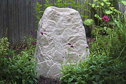 EMSCO Landscape Rock Cover, Sandstone, Cascading Front Rock, Decorative Artificial Rock for Concealing Utility Fixtures, Pipes, Valves & Landscape Equipment - Image 4
