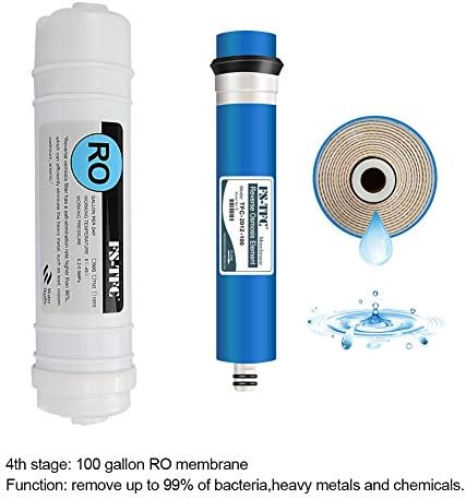 Reverse Osmosis Water Filtration System FS-RO-100G-A 1-Year Replacement Filter Kit,8 Pack - Image 4