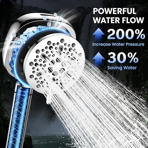 Filtered Shower Head with Handheld, High Pressure ShowerHead - Image 2