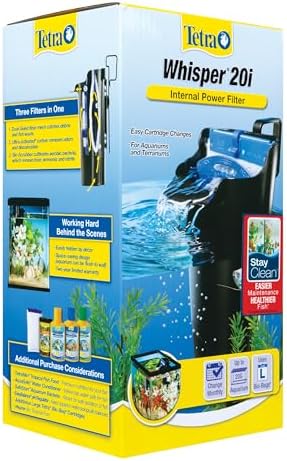Tetra Whisper 135 GPH Internal Power Filter For Aquariums - Image 6