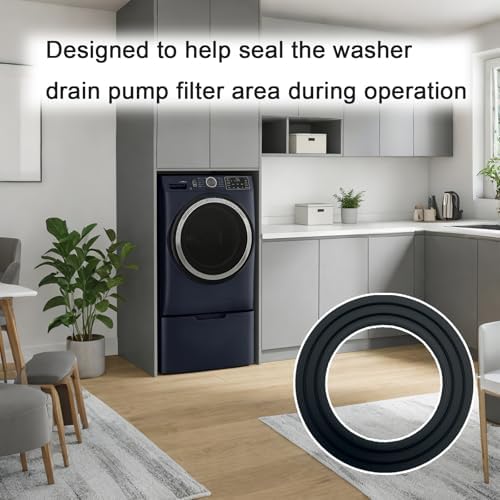 WH23X38617 WH11X34741 Washer Drain Pump Filter Gasket Compatible With GE - Image 5