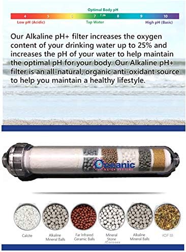 PREMIER 6 Stage- Inline Alkaline | KDF | Antioxidant Mineral pH Balancing Drinking Water Filter | 2"x 10" - Image 2