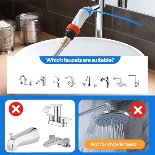 Faucet Hoses:Quick Connection,Sink Hose,Dog Bathing Shower - Image 3