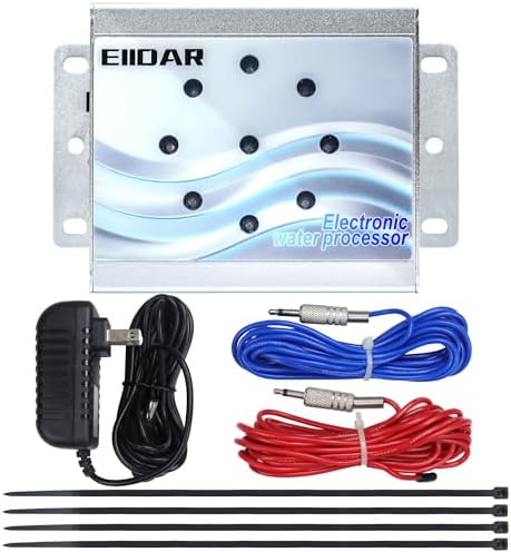 Whole House Water Descaler System - Salt-Free Hard Water Conditioner & Limescale Remover by EIIDAR