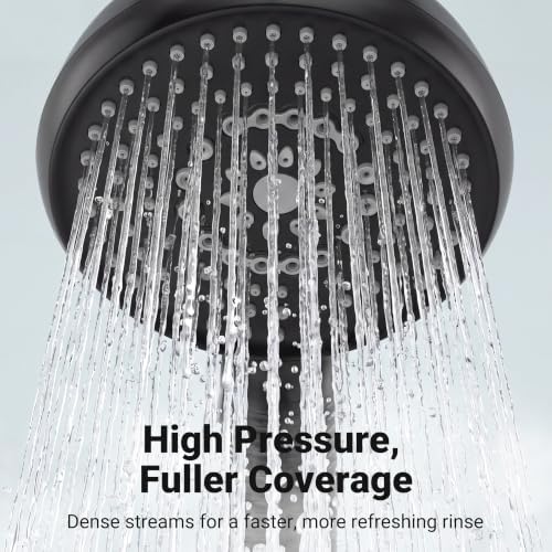 KOSNEW Filtered Shower Head with Handheld, 9 Spray Modes with 1PCS Filter - Image 4