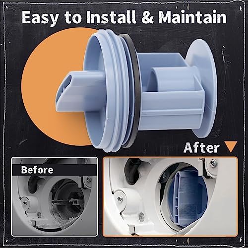 647920 Washer Drain Pump Filter Compatible with Bosch Washing Machine, 00605010 00647920 602008 AP5972227 PS11704964 Drain Pump Coin Trap Fluff Filter Replacement for Thermador Gaggenau - Image 5