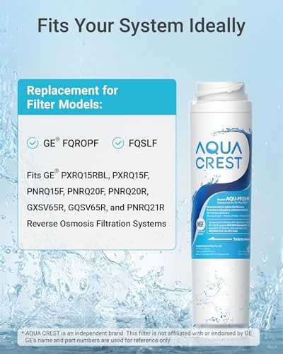 AQUA CREST FQROPF Water Filter Replacement for GE FQROPF, FQSLF, 2 Pack - Image 2