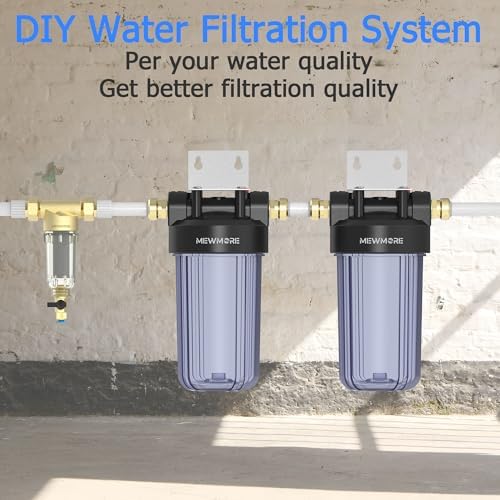 WHT10 Whole House Water Filter Housing Fit 10"x4.5" Sediment etc Filters - Image 5