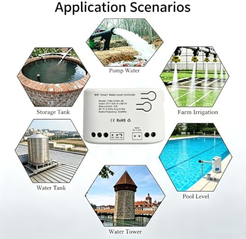 Tuya WiFi Water Level Controller/Monitor/Detector with Auto Fill Drain Mode - Image 3