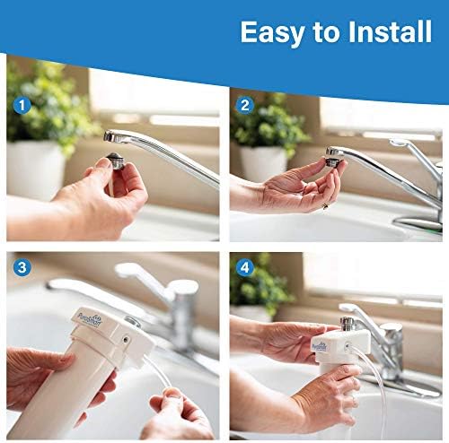 PuroSmart High Flow RO System Home Water Treatment System | Compact RO System Mounts Directly onto Faucet | Great for Apartments & Rentals | Applied Membranes PSFM50 (Faucet Mount RO System)… - Image 3