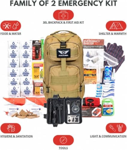 Stealth Angel Survival - 72 Hour Family Emergency Kit - 1-5 Person Survival Bag for Earthquakes, Hurricanes, and Other Natural Disasters - Image 5