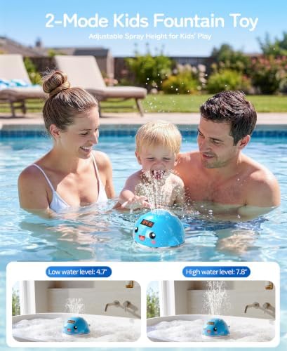 Pircaath Light Up Bath Sprinkler Toy for Baby 0-36 Months, with Thermometer - Image 3