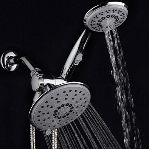 High Pressure 30-mode Dual 6" Rainfall Handheld Shower Head Combo - Image 5