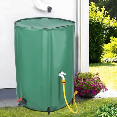 Rain Barrel 100 Gal, Collapsible Rain Collection Barrel, Water Storage Tank - Image 7