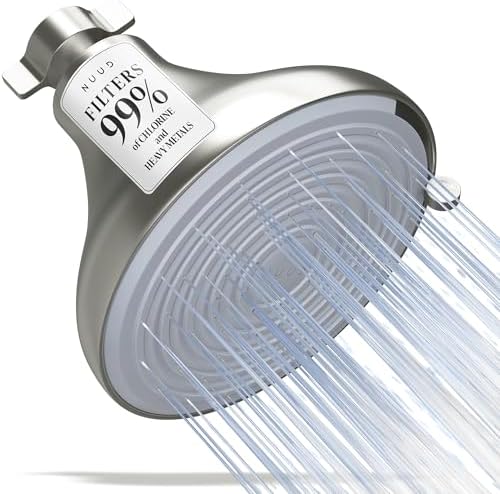 NUUD Filtered Shower Head | Removes Chlorine for Healthier Hair & Skin by NUUD