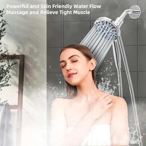 BESAQUO 9 Settings High Pressure Magnetic Shower Head with Handheld - Image 6