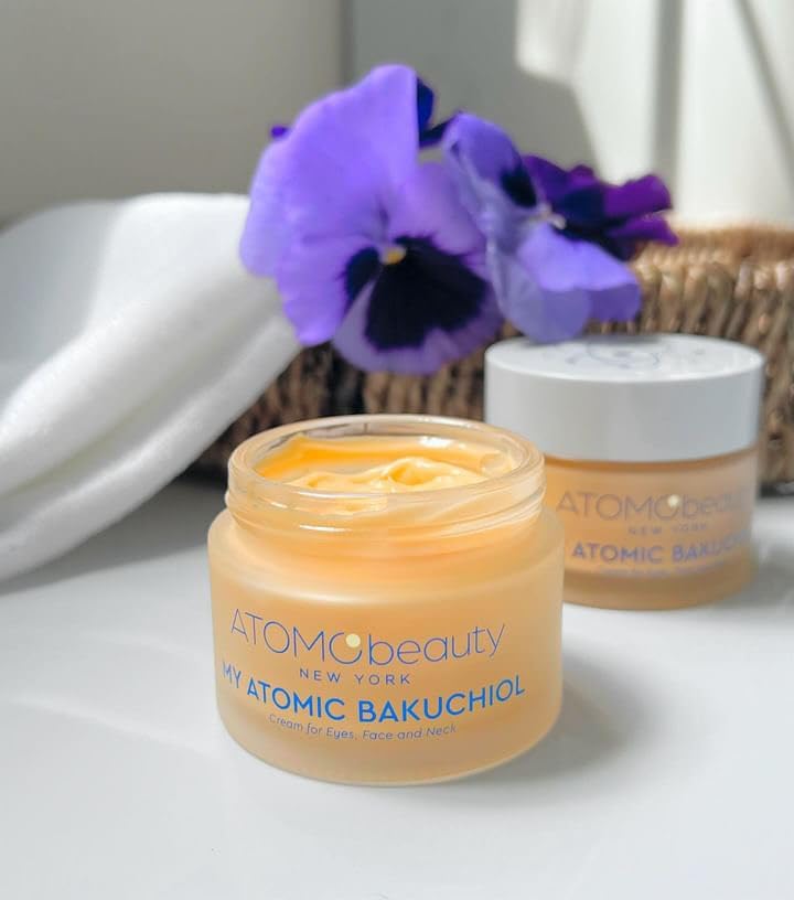 My Atomic Bakuchiol Cream for Eyes, Face & Neck – Anti-Aging Moisturizer with Bakuchiol & Quinoa Extract, Lifting, Firming & Brightening, Gentle Retinol Alternative, Vegan – 45ml - Image 4