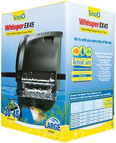 Tetra Whisper EX 45 Filter For 30 To 45 Gallon aquariums, Silent Multi-Stage Filtration, Blacks/Grays - Image 3