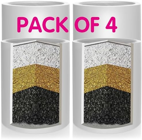 Enhanced Formula Multi-Stage Shower Filter replacement Cartridge Pack of 4 - Image 2