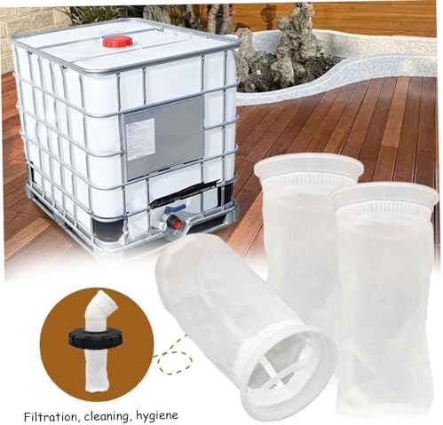 IBC Tote Filter 3PCS, Washable Nylon Rain Barrel Screen Filter, IBC Lid Filter Fine Mesh Rain Barrel Filter Reusable Replacement Rain Water Filter Rain Barrel Filter Rain Water Filter Rain Barrel Acc - Image 4