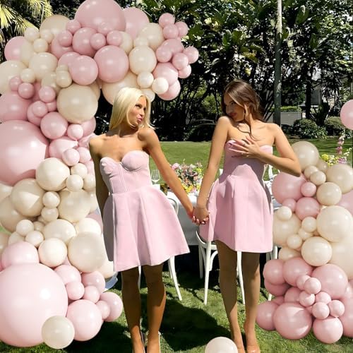 Dusty Pink Balloon Arch Garland Kit for Bridal Shower Birthday Decorations - Image 3