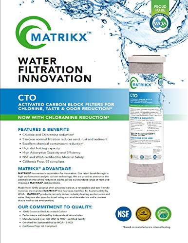 RO Water Filter Replacement Set with 75 GPD Membrane for 4 Stage System with Cloramine Reducing Filter - Image 4