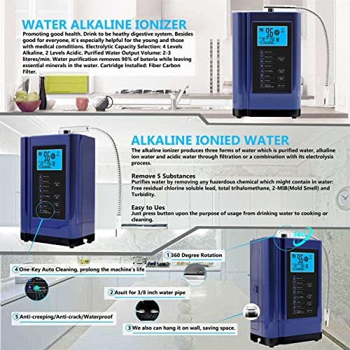Alkaline Water Ionizer AG7.0, 7 Water Settings, Up to -570mV ORP, 8000L, AlkalineSilver - Image 5
