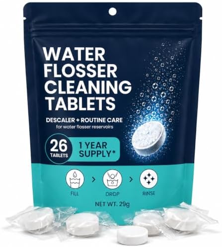 Berkland Water Flosser Cleaning Tablets - Up to 1 Year Supply by BerklandGoods