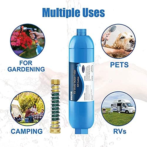 Bringpure RV Water Filter with 90 Degree Elbow and Flexible Hose Protector - Image 5