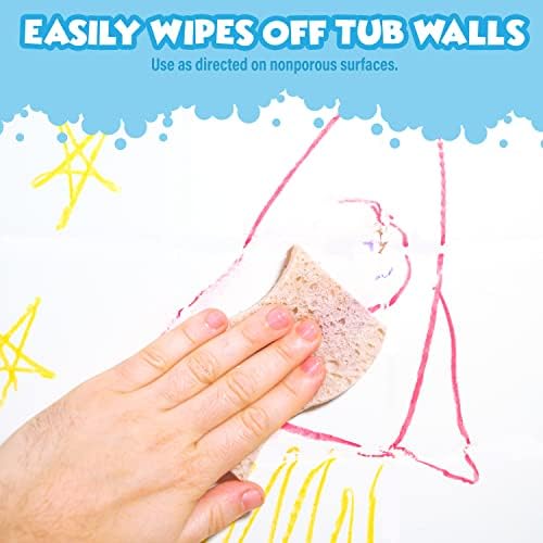 Tub Works® Sweet Scents Smooth™ Bath Crayons Bath Toy, 12 Pack | Nontoxic, Washable Bath Crayons for Toddlers & Kids | Unique Formula Draws Smoothly & Vividly on Wet & Dry Tub Walls | Scented Crayons - Image 6