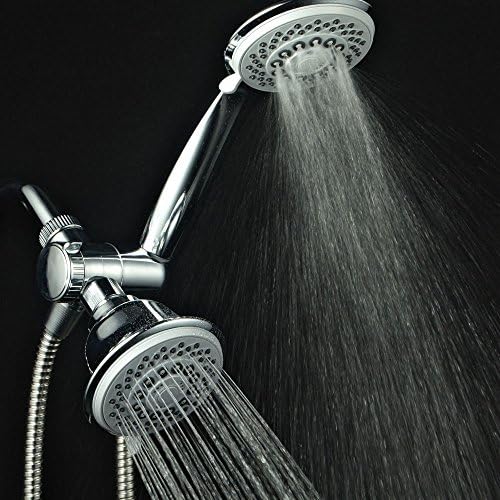 AquaStorm by HotelSpa 30-Setting SpiralFlo 3-Way HIGH PRESSURE Luxury Shower Head/Handheld Showerhead Combo. California Model with Removable 1.8 GPM Flow Regulator, Economy Mode, Chrome Finish - Image 3