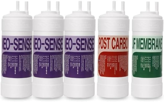 Water Replacement Filter SET for Cuckoo CPFS-12M0803 CPFS-MN031 CP-MN031 CP-MN031BK CP-MN031US CPFS-MN031US CP-M011 CP-M011B CP-M011L CP-M011P CP-M011W CP-M021 CP-M021B CP-M021L for Cookoo by Unknown