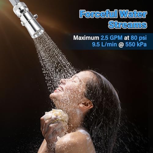 Enhon 2 Setting Spray Shower Head compatible with Delta 52652-PK, 2 Set - Image 3