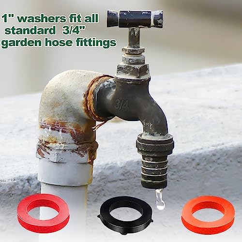 XBVV 158 Pcs Faucet Rubber Washers and Garden Hose Gasket Assortment Kit for Assorted Outdoor Faucets Stem Worn and Plumbing Garden Shower Hose Washer Seal Repair - Image 6