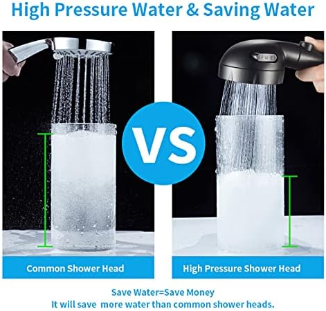 KAIYING RV & Camper High Pressure Handheld Shower Head with Pause Button - Image 4