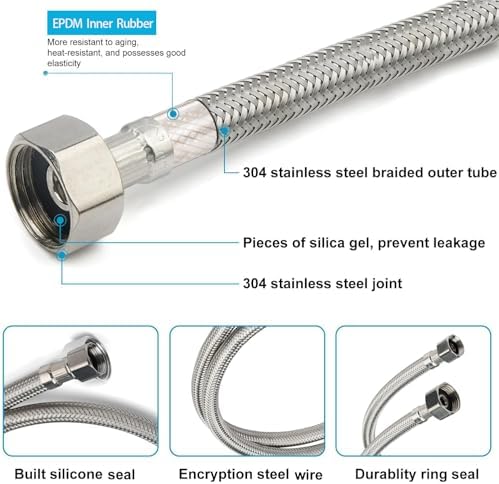 Cold Only Bar Sink Faucet, Brushed Nickel - Image 6