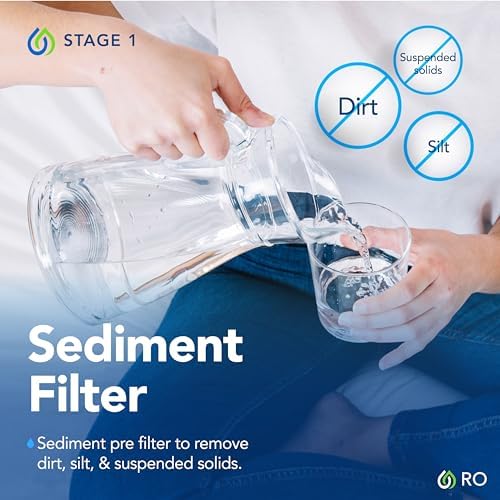 Kind Water 6-Stage Reverse Osmosis Drinking Water System with Chrome Faucet (Chrome) - Image 5