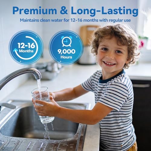 UV Water Filter Whole House + Extra One Replacement Bulb,3/4" MNPT 55W Water Purifier System for Whole House Water Purification,12 GPM, 120V, 1500H Lamp Life, +1 Extra Lamp - Image 3