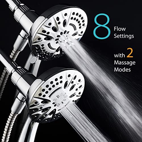 AquaDance New Magnetic Docking 8-setting High Pressure Handheld Shower Head - Image 4