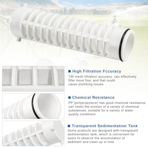 1-1/2" 140 Mesh Spin Down Replacement Filter Screen, Spin Down Sediment Filter Replacement for 1 1/2-140 Rusco Spins Down Filters for Well Water and Sprinkler Irrigation - Image 4