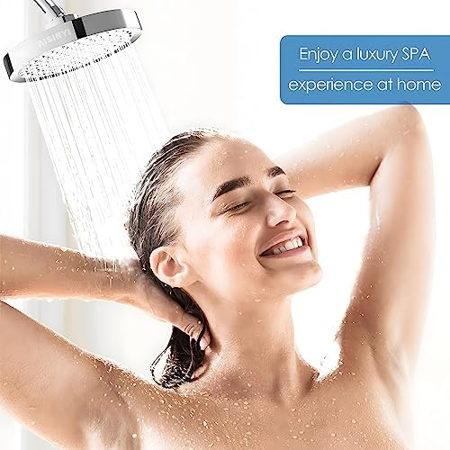 6" Rain Shower Head & 6" Shower Arm, Luxury Polished Chrome Finish - Image 2