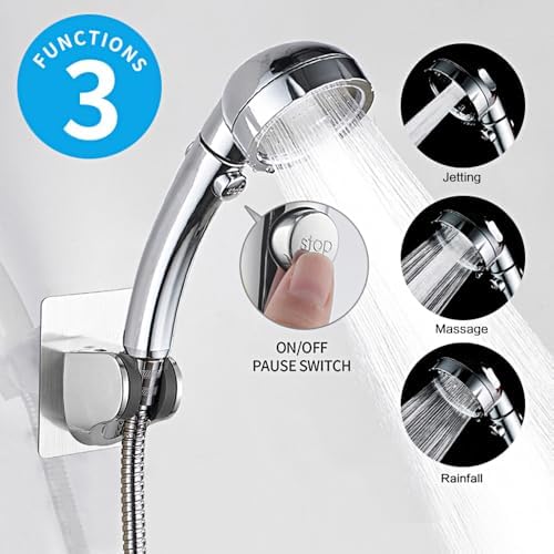 KAIYING RV & Camper High Pressure Handheld Shower Head with Pause Button - Image 2