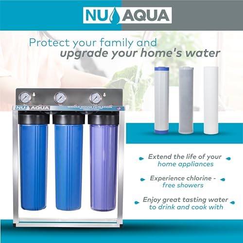 NU Aqua Whole House System Replacement Water Filter - Stage 3 Home Cartridge - Granular Carbon Filter - Filtration Pack - Image 3