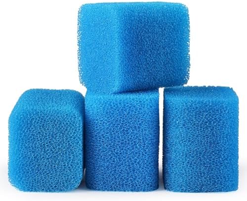 fishkeeper Replacement Filter Sponge for Aquariums, 4 Pack by fishkeeper