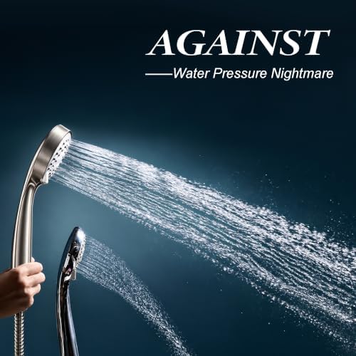 YOO.MEE High Pressure Handheld Shower Head, Power Boost Resists Low Flow - Image 2
