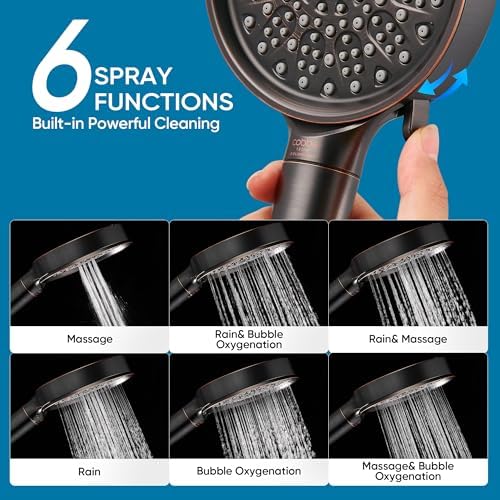 Cobbe Filtered Shower Head with Handheld, Water Softener for Hard Water - Image 5