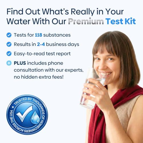 ETR Labs Premium Water Quality Test Kit- Tests 118 Substances in Drinking Water (Heavy Metals, Lead, Nitrates, VOCs, Chemicals & More)-Advanced Home Sample Kit with Prepaid Mailer & Expert Lab Support - Image 2