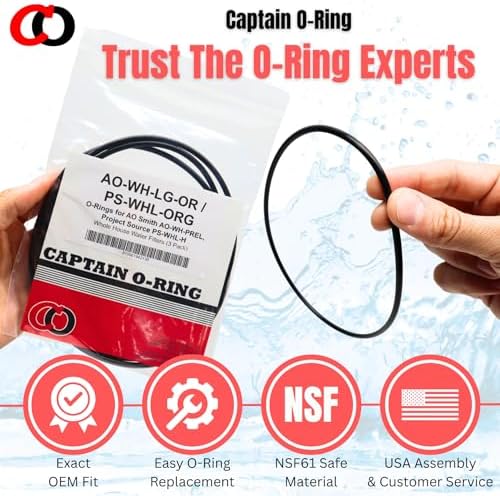 Captain O-Ring – Replacement AO-WH-LG-OR O-Rings for AO Smith AO-WH-PREL, PS-WHL-H (PS-WHL-ORG) Whole House Water Filter Housing (3 Pack) - Image 6