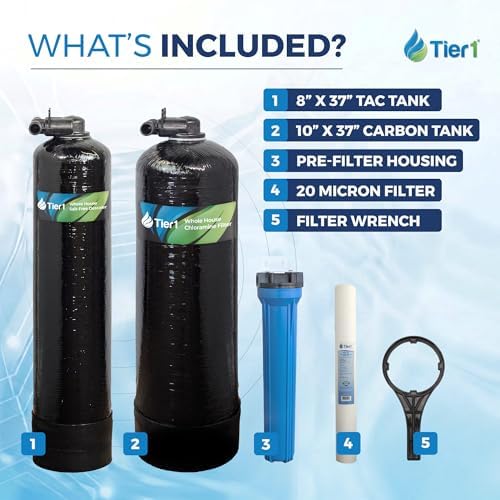 Tier1 300,000 Gallon Salt-Free TAC Descaler & Chloramine Filter System - Image 4